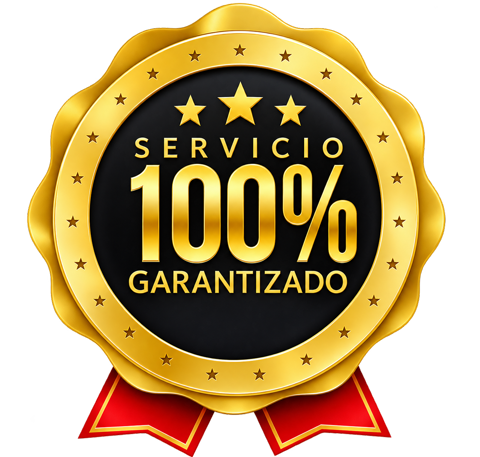 Servicio 100% garantizado